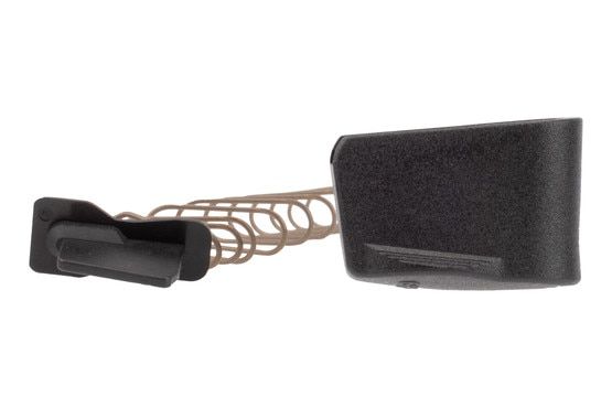 Ghost Glock G43 mag extension +2 features a chrome silicon follower spring